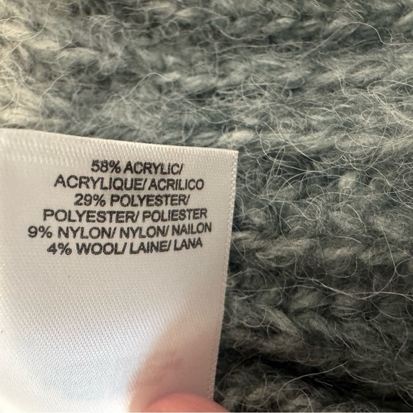 Lucky Brand Ombre Striped Cardigan V Neck Cozy Relaxed Loose Size XXL - Picture 11 of 13